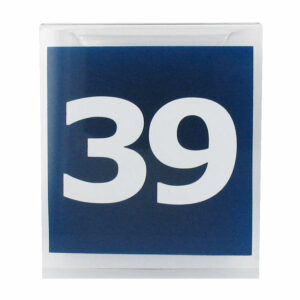 Maatbordje bedrukt met 39