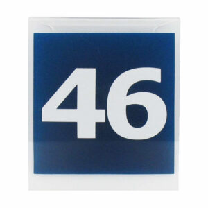 Maatbordje bedrukt met 46
