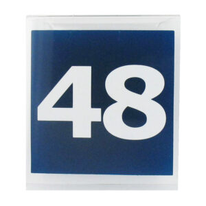 Maatbordje bedrukt met 48
