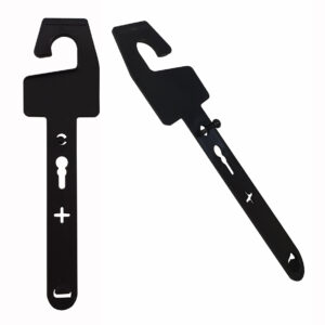 Riemhanger zwart 150x40mm zwart (1x)