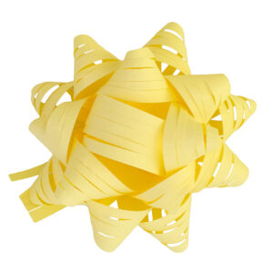 Starbow raffia 14mm x 65mm lichtgeel