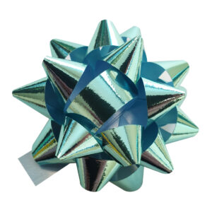 Starbow 10mm x 50mm metallic lichtblauw