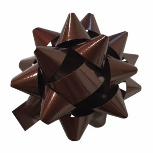 Starbow 10mm x 50mm metallic bruin