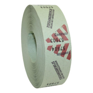 Toegangskaartje 30x57mm groen, 500/rol