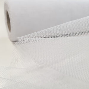 Tule wit 36cm x 20 meter (1x)