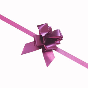 Trekstrik 14mm metal mat fuchsia (50x)