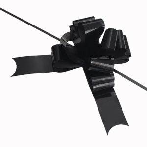 Trekstrik 50mm metallic zwart (30x)